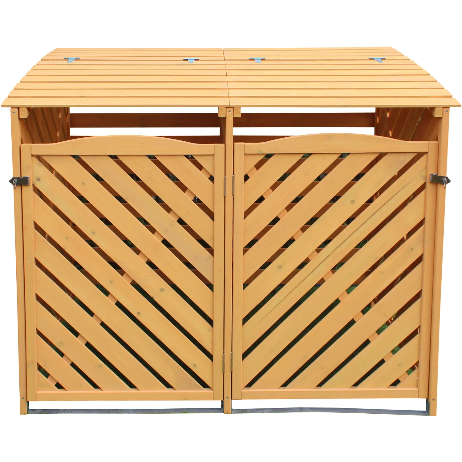 【Storage Shed】5x3 ft Solid Wood Garage Shed