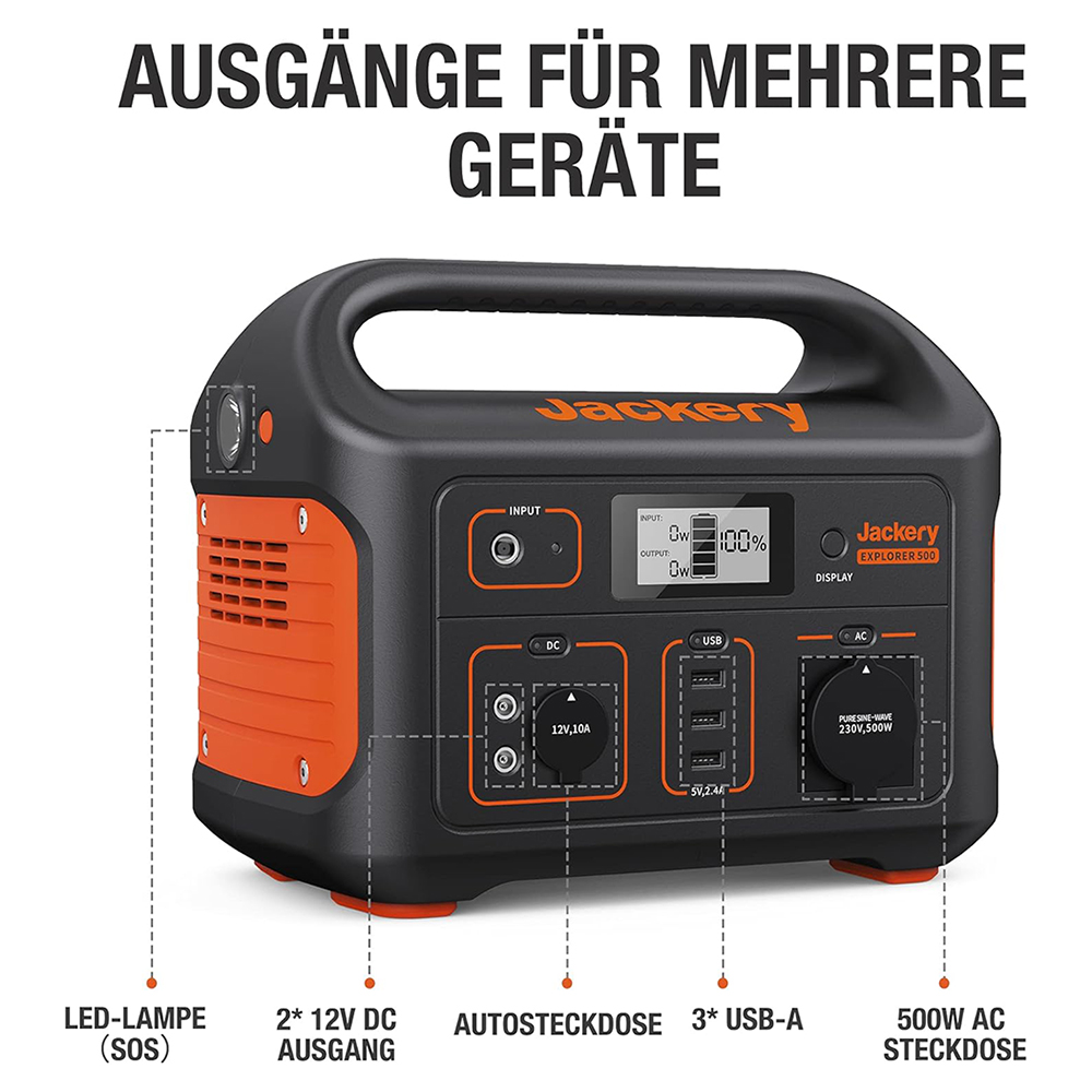 Jackery Solar Generator 500