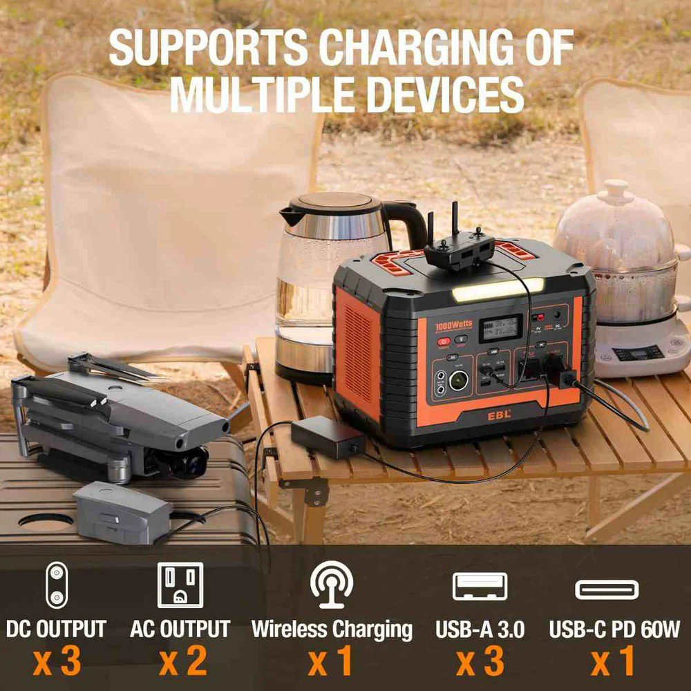 EBL 1000W Portable Power Station