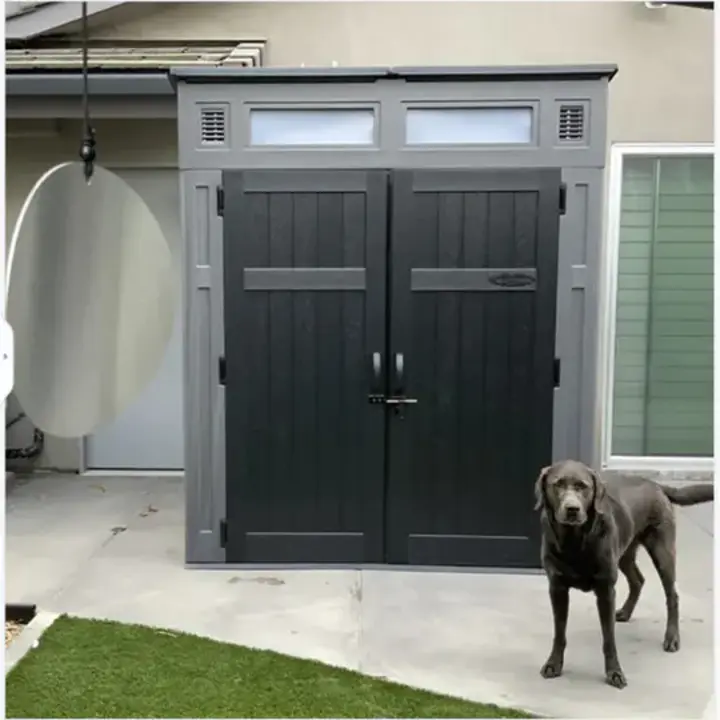 【Storage shed】Modernist 6 Ft. X 5 Ft. Resin Storage Shed