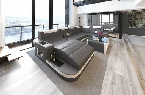 Corner power sofa JACKSONVILLE U