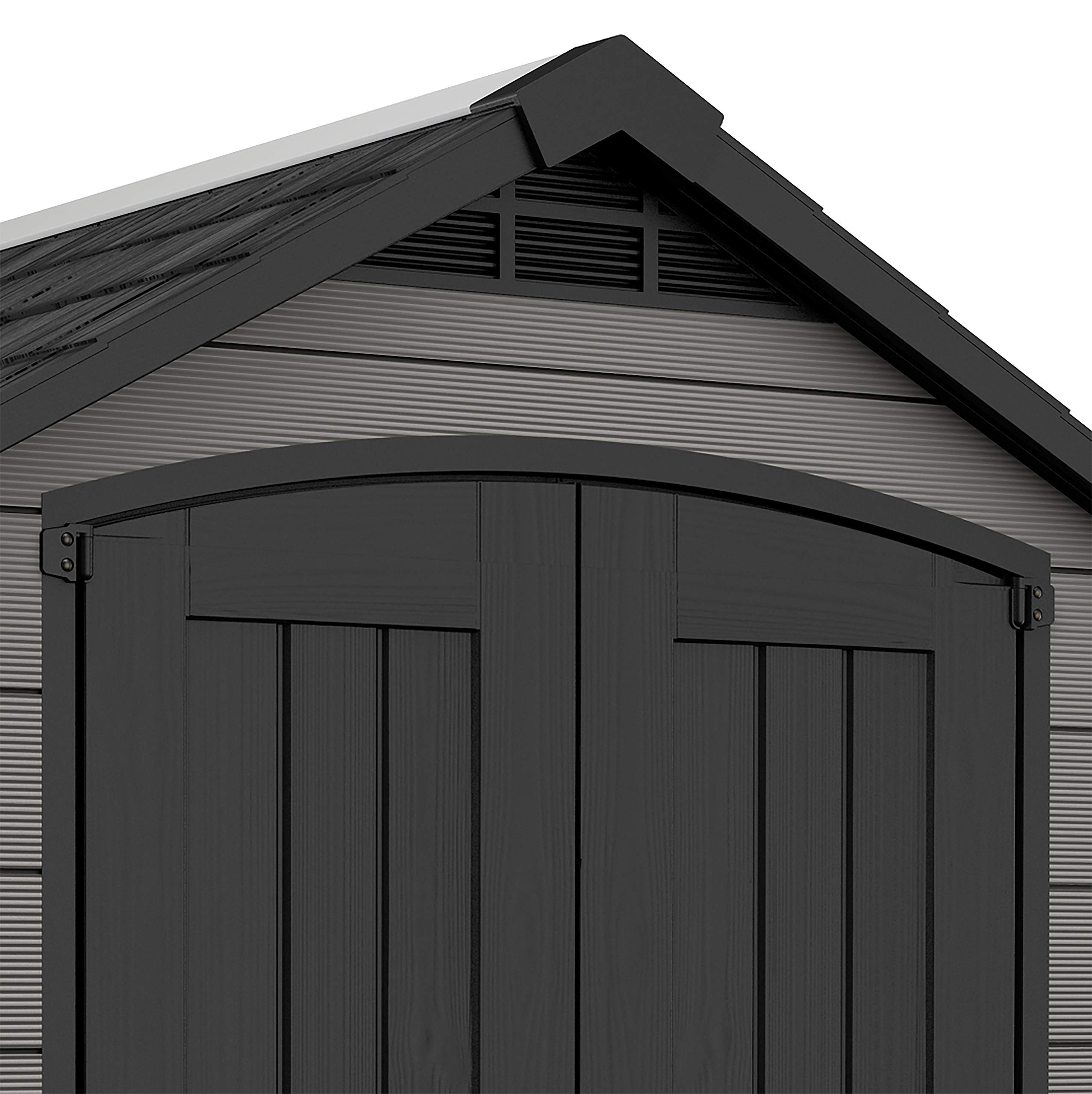 Keter Premier 7.5 x 7ft Double Door Outdoor Apex Plastic Garden Shed