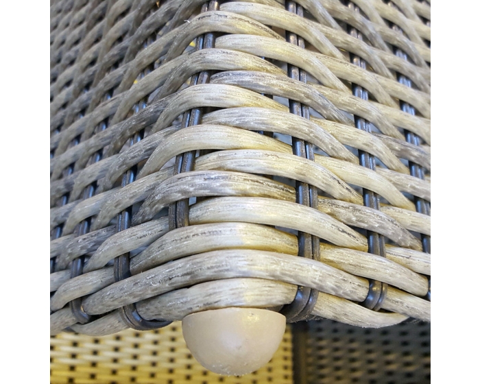 6PC High Back Modular Daybed Sofa Rattan Furniture Set - Natural DECO alfresco